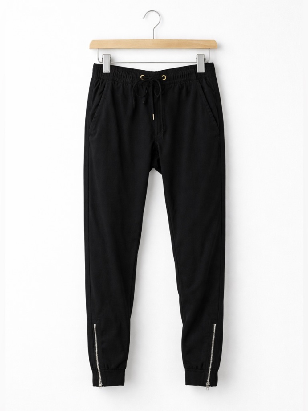 Kuwalla Tee Black Twill Jogger Pants Zip Ankle Drawstring Unisex Size S The Boys